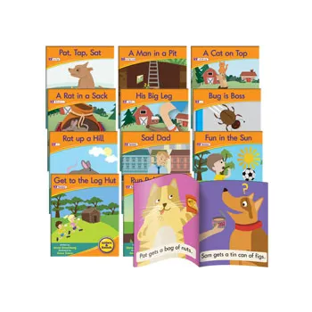 Decodable Reader - Letter Sound Fiction Phase 2(1) - Modern Teaching Aids NZ