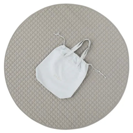 Quilted Round Playmat Stone 135cm - Modern Teaching Aids NZ