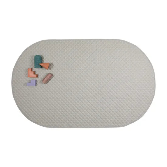 Quilted Oval Playmat Marine 200 x120cm - Modern Teaching Aids NZ
