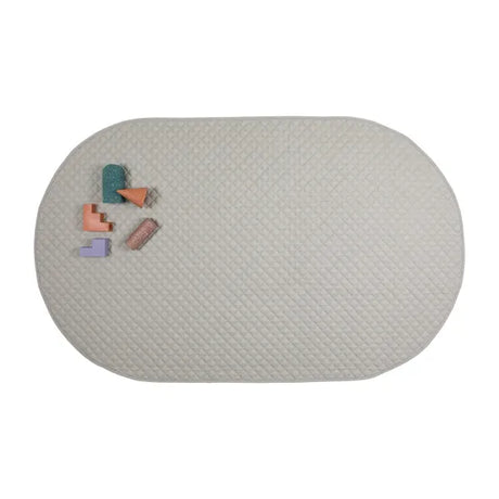 Quilted Oval Playmat Marine 200 x120cm - Modern Teaching Aids NZ