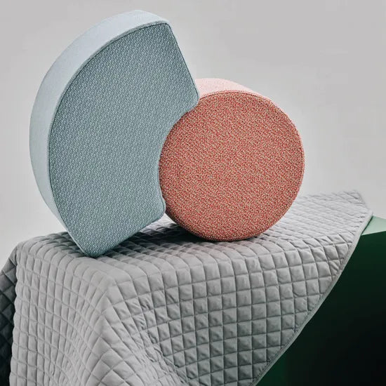 Quilted Oval Playmat Grey 200 x 120cm - Modern Teaching Aids NZ