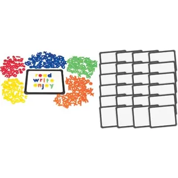 Teachables Magnetic Mini Whiteboard 24pce & Letter Set - Modern Teaching Aids NZ