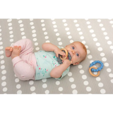 Moon Teether - Soft Blue - Modern Teaching Aids NZ