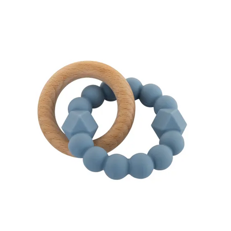 Moon Teether - Soft Blue - Modern Teaching Aids NZ