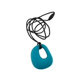 Chewable Silicone Pendant - Teal - Modern Teaching Aids NZ