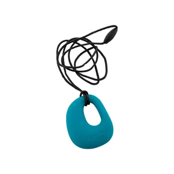 Chewable Silicone Pendant - Teal - Modern Teaching Aids NZ