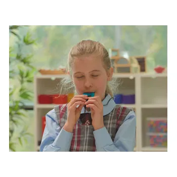 Chewable Silicone Pendant - Teal - Modern Teaching Aids NZ