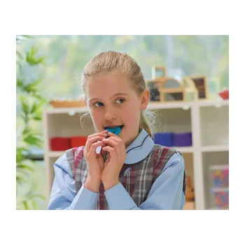 Chewable Silicone Pendant - Teal - Modern Teaching Aids NZ