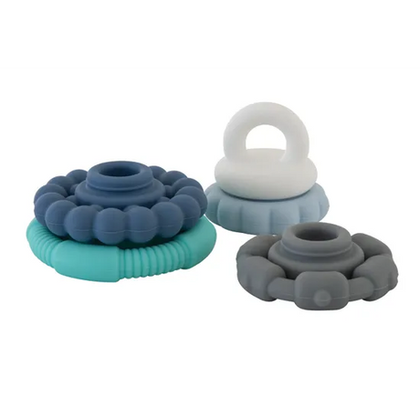 Silicone Stacker Cool Tones - Modern Teaching Aids NZ