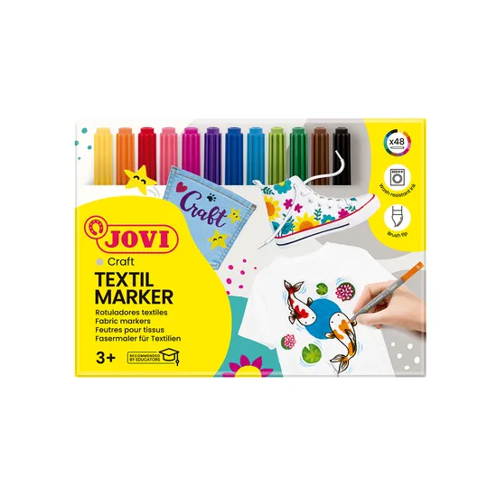Fabric Markers - Pack of 48 - Modern Teaching Aids NZ