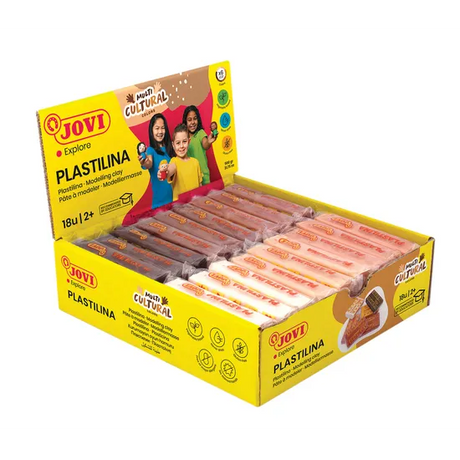 Modelling Clay Multicultural Colours 50 g- Pack of 18 - Modern Teaching Aids NZ