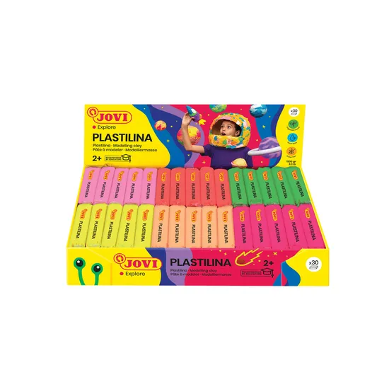 Modelling Clay Neon Colours - 30 x 50g - Modern Teaching Aids NZ