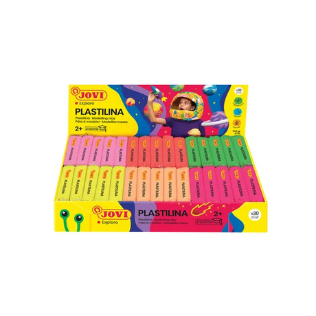 Modelling Clay Neon Colours - 30 x 50g - Modern Teaching Aids NZ