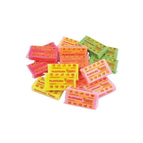 Modelling Clay Neon Colours - 30 x 50g - Modern Teaching Aids NZ