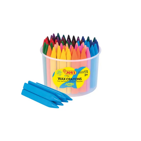 Jovicolor Triwax School Crayons - Tub of 72 - Modern Teaching Aids NZ