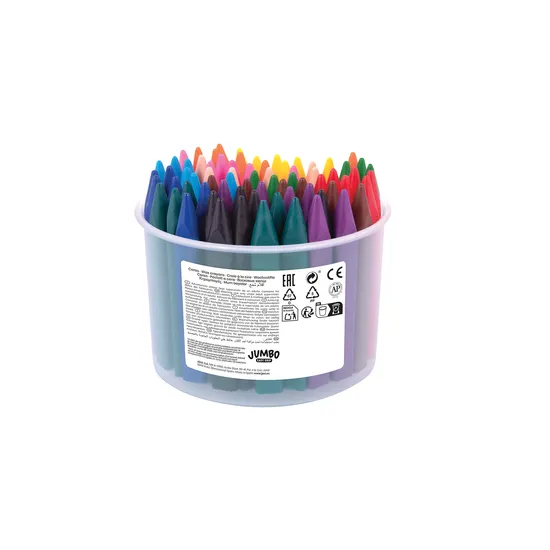 Jovicolor Triwax School Crayons - Tub of 72 - Modern Teaching Aids NZ