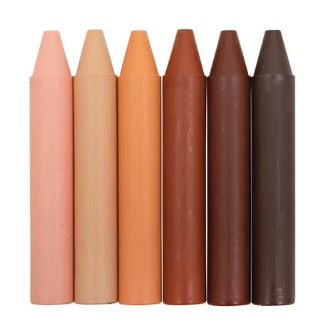 Round Cultural Crayons - Tub of 60 - Modern Teaching Aids NZ