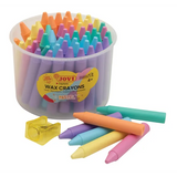 Round Pastel Crayons - Tub of 60 - Modern Teaching Aids NZ