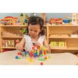 Translucent Pegs on Clear Board - Modern Teaching Aids NZ