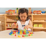 Translucent Pegs on Clear Board - Modern Teaching Aids NZ