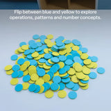 Teachables Double-Sided Counters - Yellow & Blue, 200 Pieces - Modern Teaching Aids NZ