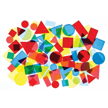 Teachables Translucent Attribute Blocks - Set of 96 - Modern Teaching Aids NZ