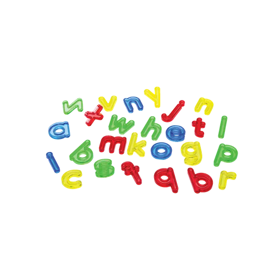 Translucent Lower Case Letters 26pcs - Modern Teaching Aids NZ