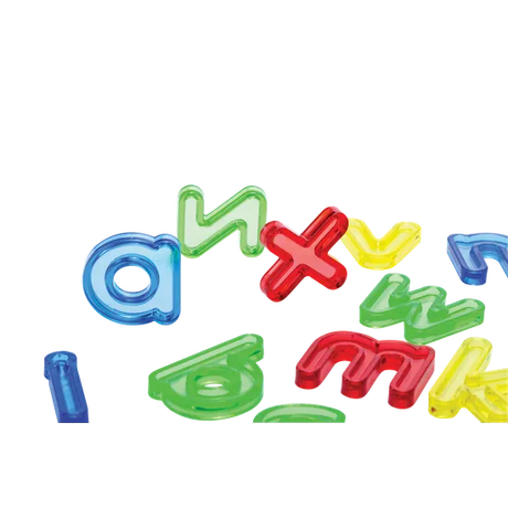 Translucent Lower Case Letters 26pcs - Modern Teaching Aids NZ