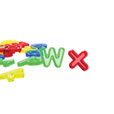 Translucent Lower Case Letters 26pcs - Modern Teaching Aids NZ