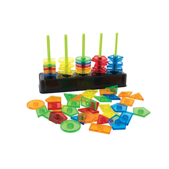 Teachables Shape Sorting and Sequencing Set - With Workcards - Modern Teaching Aids NZ