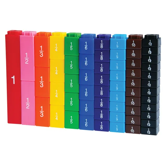 Board for Equivalence & Fraction Cubes - Modern Teaching Aids NZ