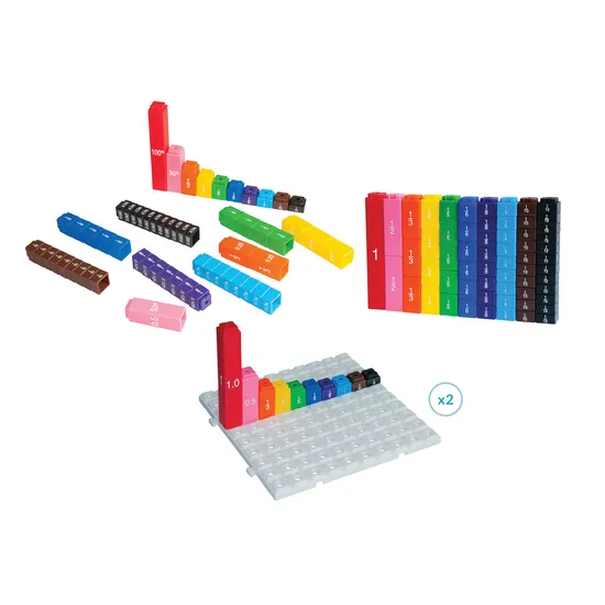 Equivalence & Fractions Cubes Class Kit - Modern Teaching Aids NZ