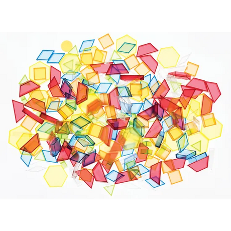 Teachables Translucent Pattern Blocks - Set of 360 - Modern Teaching Aids NZ