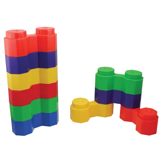 Large Twin Blocks Construction Set - 48 pieces - Modern Teaching Aids NZ