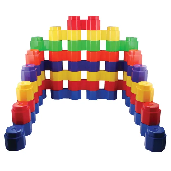 Large Twin Blocks Construction Set - 48 pieces - Modern Teaching Aids NZ