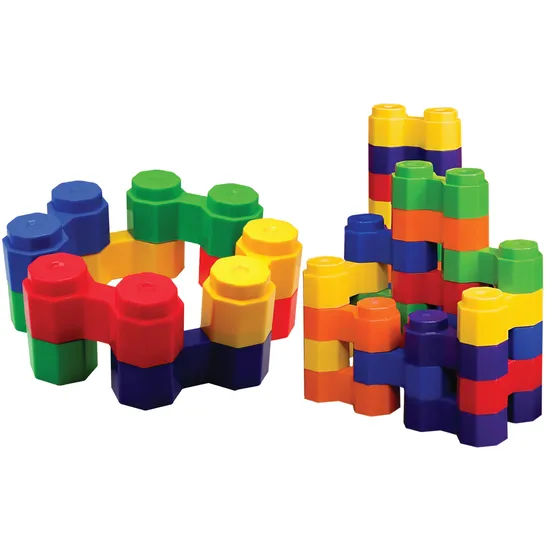 Large Twin Blocks Construction Set - 48 pieces - Modern Teaching Aids NZ