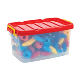 Stretchy Tubes & Wheels Construction -90 pieces - Modern Teaching Aids NZ