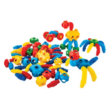 Stretchy Tubes & Wheels Construction -90 pieces - Modern Teaching Aids NZ