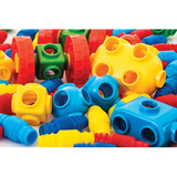 Stretchy Tubes & Wheels Construction -90 pieces - Modern Teaching Aids NZ