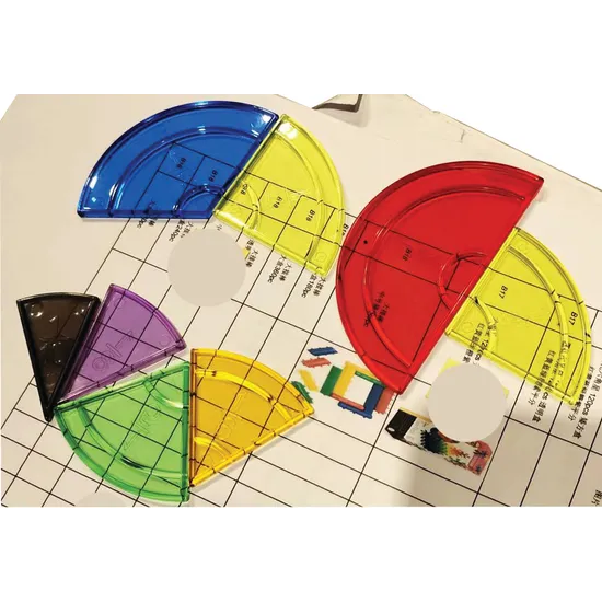 Translucent Fraction Circle 228pcs