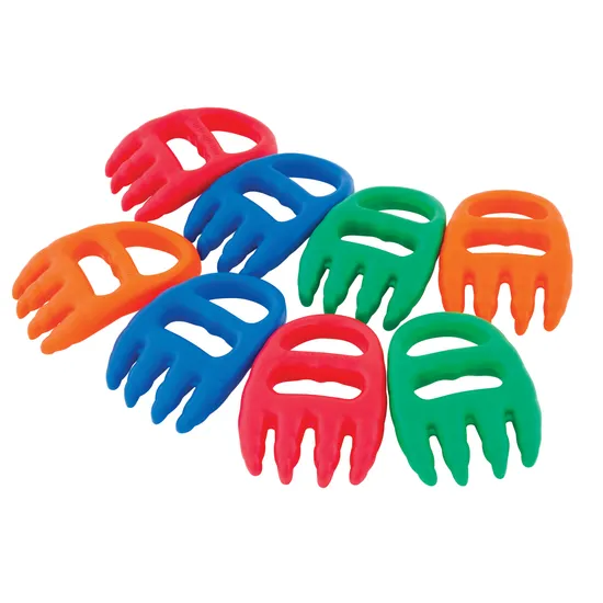 Claw Sand Diggers Plastic Set of 8