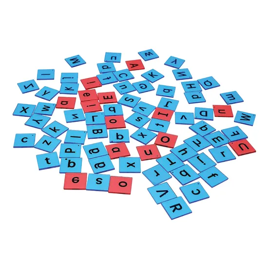 Translucent Letter Tiles Set of 78pcs