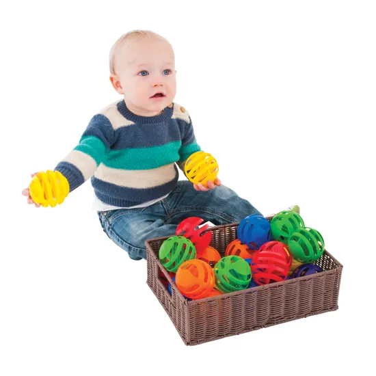 Waffle Balls 24 x 7cm Diameter Assort Colours - Modern Teaching Aids NZ