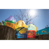 Rainbow Translucent Buckets Set of 6 - Modern Teaching Aids NZ