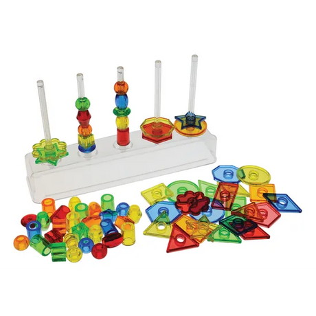 Teachables Translucent Multi-Functional Sorting Set - 92 Pieces - Modern Teaching Aids NZ