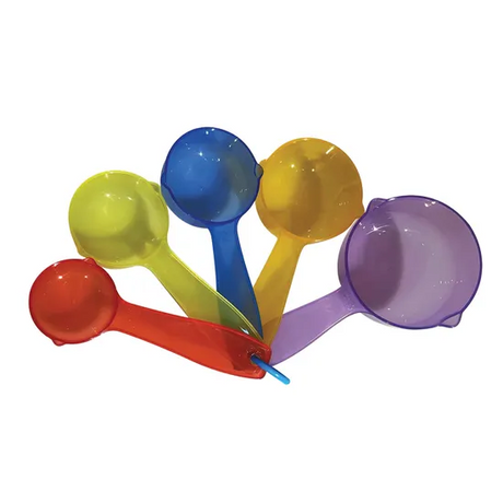 Teachables Translucent Measuring Cup Set - Set of 5 - Modern Teaching Aids NZ