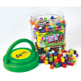 Teachables Plastic Counting Cubes - 1cm, 10 Colours, 1000 Pieces - Modern Teaching Aids NZ