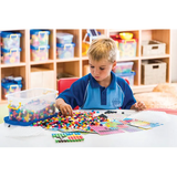 Teachables Round Pegs Set - Includes 20 Boards & Pattern Cards - Modern Teaching Aids NZ