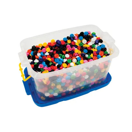 Teachables Round Pegs Set - Includes 20 Boards & Pattern Cards - Modern Teaching Aids NZ