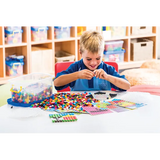 Teachables Round Pegs Set - Includes 20 Boards & Pattern Cards - Modern Teaching Aids NZ